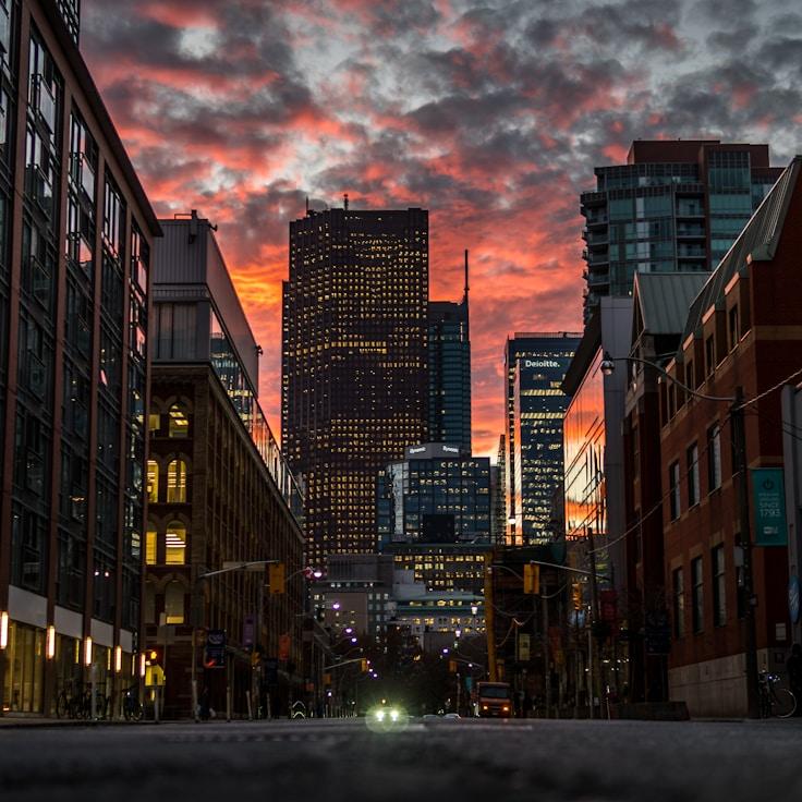 Sunset outdoors in United Kingdom